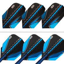 Load image into Gallery viewer, Viper Black Flux 90% Tungsten Steel or Soft Tip Conversion Darts Blue 20 Grams
