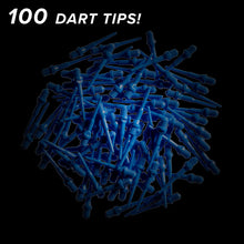 Load image into Gallery viewer, Viper Tufflex Tips II 2BA 100Ct Soft Dart Tips Blue
