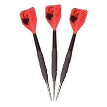 Load image into Gallery viewer, Laserdarts Black Widows Movable Point Knurled Steel Tip Steel-Tip Darts Laserdarts 
