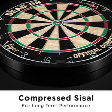 Load image into Gallery viewer, Viper Dead On Sisal Dartboard, Two Sets Starter Darts, Viper Guardian Black

