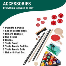 Load image into Gallery viewer, Fat Cat Original 3-in-1 Green 7&#39; Pockey™ Multi-Game Table
