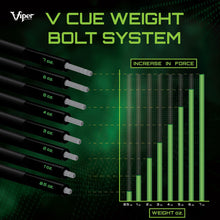 Load image into Gallery viewer, Viper Professional Cue Weight Bolt System 0.5 oz.
