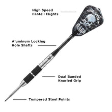 Load image into Gallery viewer, Viper Desperado 80% Tungsten Steel Tip Darts Death Mark 24 Grams

