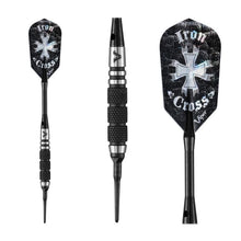 Load image into Gallery viewer, Viper Desperado 80% Tungsten Iron Cross Soft Tip Darts 3 Knurled Rings 18 Grams Soft-Tip Darts Viper 
