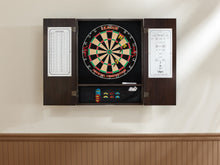 Load image into Gallery viewer, Viper Metropolitan Espresso Steel Tip Dartboard Cabinet

