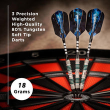 Load image into Gallery viewer, Viper Astro Darts 80% Tungsten Soft Tip Darts Green Rings 18 Grams Soft-Tip Darts Viper 
