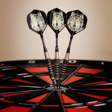 Load image into Gallery viewer, Elkadart Lone Wolf Soft Tip Silver With Black Knurling Soft-Tip Darts Elkadart 
