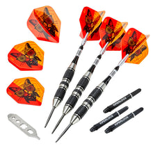Load image into Gallery viewer, Viper The Freak Steel Tip Darts 3 Knurled Rings Barrel 22 Grams
