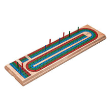 Load image into Gallery viewer, Mainstreet Classics Wooden Barony Cribbage Board Game Set Mainstreet Classics 
