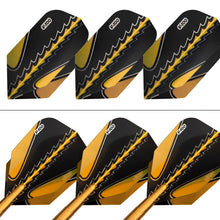 Load image into Gallery viewer, Viper Black Flux 90% Tungsten Steel or Soft Tip Conversion Darts Gold 20 Grams
