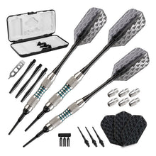 Load image into Gallery viewer, Viper Bobcat Adjustable Soft Tip Darts Green Rings 16, 18, or 19 Grams
