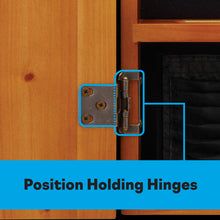 Load image into Gallery viewer, Viper Metropolitan Oak Steel Tip Dartboard Cabinet
