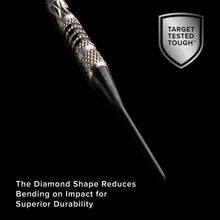 Load image into Gallery viewer, Viper Diamond Tips 2BA Black 1000Ct Soft Dart Tips
