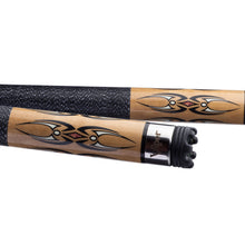 Load image into Gallery viewer, Viper Sinister Black and White Wrap with Brown Stain Billiard/Pool Cue Stick 21 Ounce
